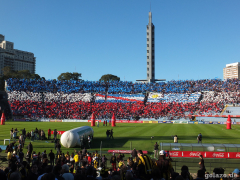 Estadio Centenario, Montevideo, beim Clasico Nacional vs Peñarol