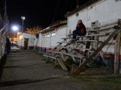 Zuschauer beim Spiel Unión Alem Progresista - General Roca im Estadio La Mejor del Valle von Allen, Sept. 2017