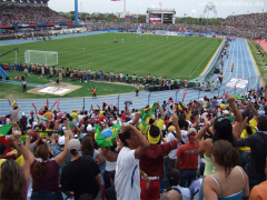 Finale Copa America 2007 Brasilien gegen Argentinien 3:0 in Maracaibo, Venezuela.