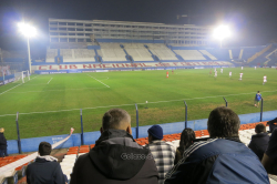 Zuschauer beim Copa-Sudamericana-Spiel Boston River - Cerro Porteño im Estadio Parque Central im Juli 2017