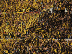 Penarol-Fans beim Clásico gegen Nacional im Mai 2015