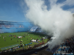 Intro beim Clásico Racing Club - River Plate im April 2013