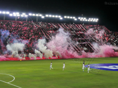 Intro im Estadio Diego Maradona beim Spiel Argentinos Juniors gegen Velez Sarsfiedl, März 2022