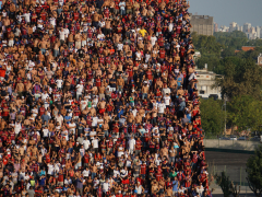 Volle Hütte beim Clásico San Lorenzo - Huracán im März 2015