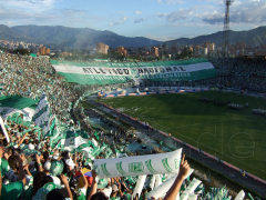 Das Estadio Atanasio Girardot in Medellín beim Finalrückspiel zwischen Atlético Nacional und Huila am 17.06.2007
