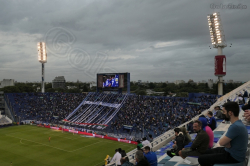 Vélez-Fans im Estadio José Amalfitani beim Saisonauftakt gegen Aldosivi im Februar 2022