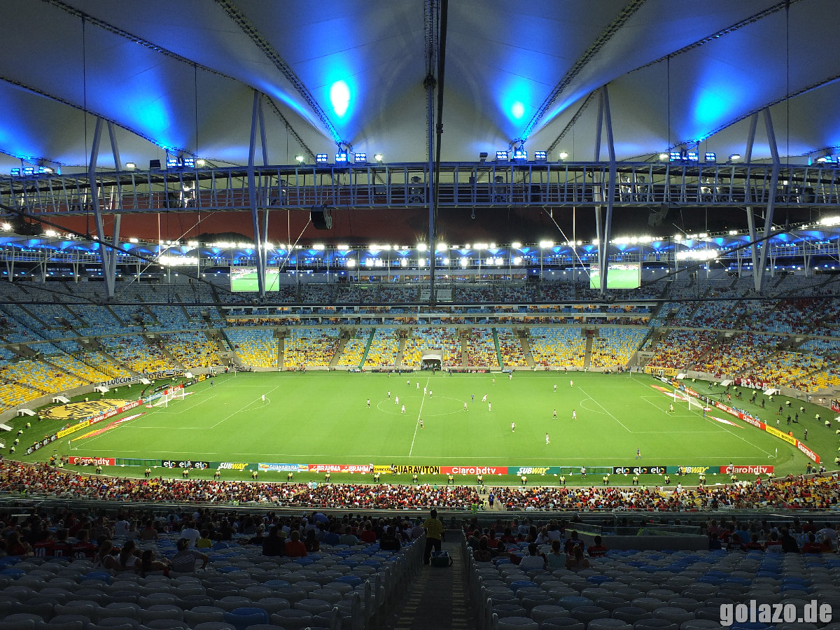 Estádio do Maracanã beim Clássico Botafogo - Flamengo am 09.03.2014