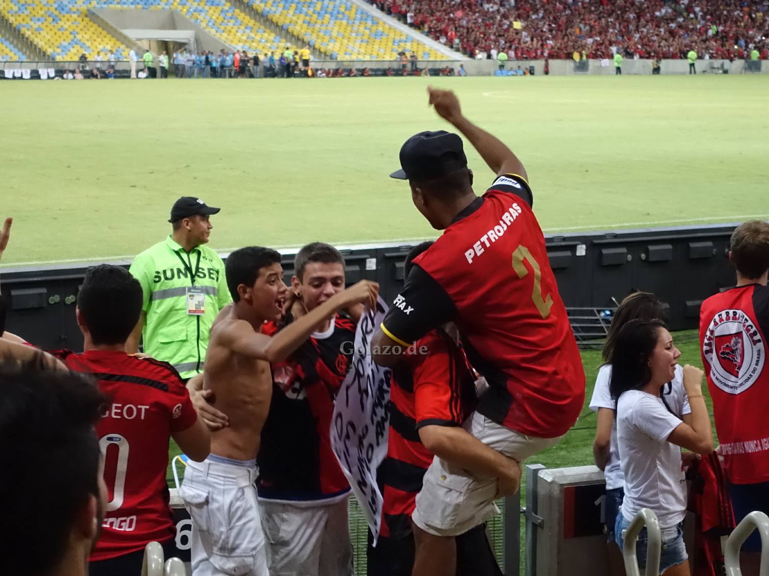 Torjubel im Maracana bei Flamengo - Nacional